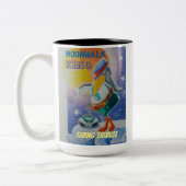 Papa's eerbetoon aan de koning mok (Links)