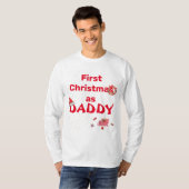 Papa's eerste kerstshirt t-shirt (Voorkant volledig)