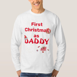 Papa's eerste kerstshirt t-shirt