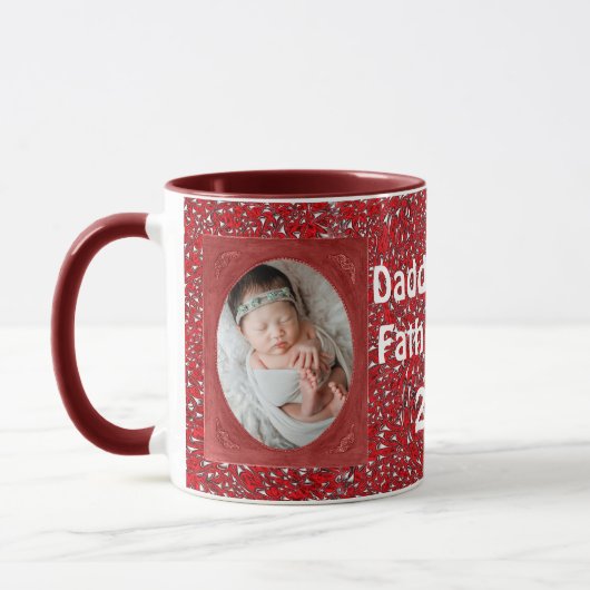 Papa's eerste Vaderdag persoonlijke foto-Mok Mok (Links)