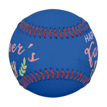 Papa's eigen speciale honkbal; een gelukkige Vader