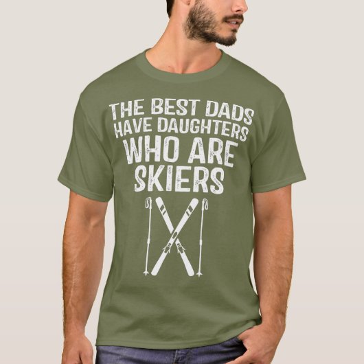 Papa's eten de beste vader die dochters heeft t-shirt (Voorkant)