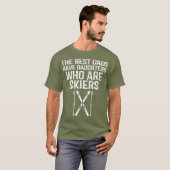 Papa's eten de beste vader die dochters heeft t-shirt (Voorkant volledig)