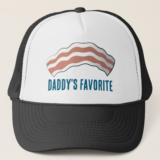 Papa's favoriete bacon trucker pet (Voorkant)