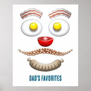 PAPA'S FAVORiete ONTbijt Poster