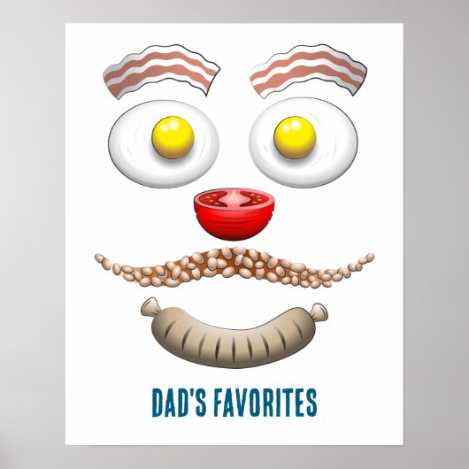 PAPA'S FAVORiete ONTbijt Poster (Voorkant)
