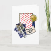 Papa's favoriete Shirt met #1 lint Kaart (Voorkant)