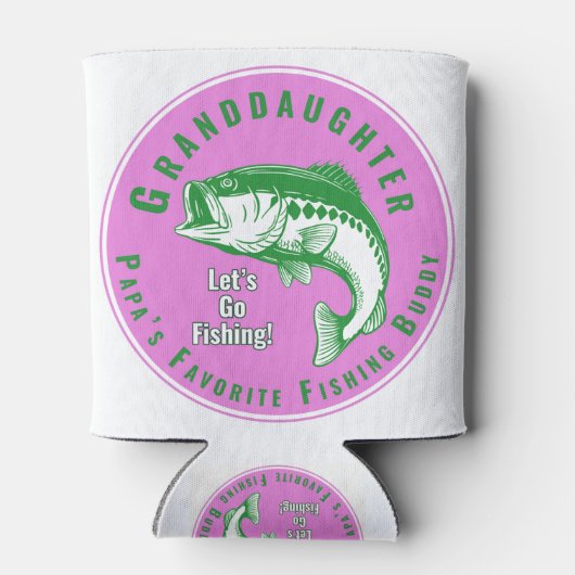 Papa's favoriete Vissende boeddy Blikjeskoeler (Achterkant)