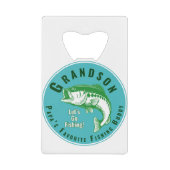 Papa's favoriete Vissende boeddy Creditkaart Flessenopener (Voorkant)