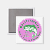 Papa's favoriete Vissende boeddy Magneet (Voorkant / Achterkant)