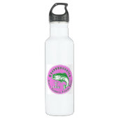 Papa's favoriete Vissende boeddy Waterfles (Voorkant)