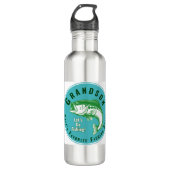 Papa's favoriete Vissende boeddy Waterfles (Voorkant)