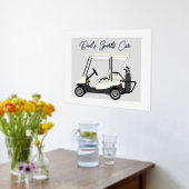 Papa's Folie Poster van de sportauto Golf Cart (Laag (Keuken))