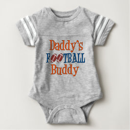 Papa's Football Buddy Baby Football Bodysuit