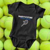 Papa's Future Doubles Partner Funny Tennis Quote Romper