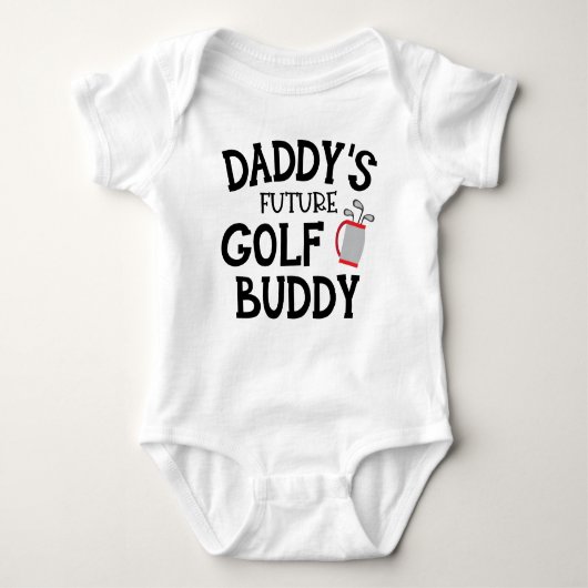 Papa's Future Golf Buddy Baby Bodysuit (Voorkant)