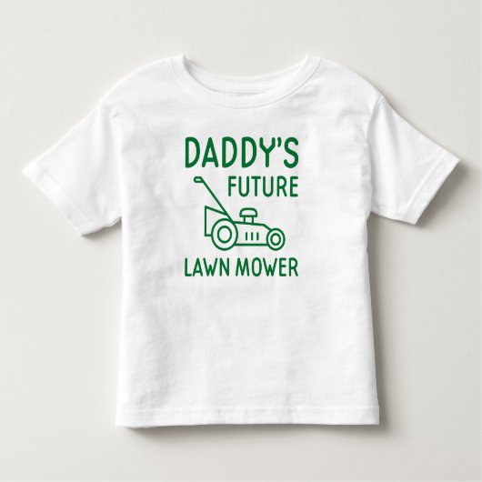 Papa's Future Lawn Mower Toddler T-shirt (Voorkant)