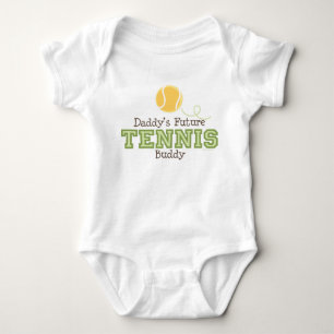 Papa's Future Tennis Buddy Baby Romper