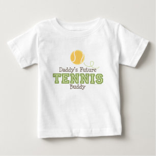Papa's Future Tennis Buddy Baby T shirt