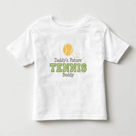 Papa's Future Tennis Buddy Toddler T-shirt (Voorkant)
