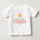 Papa's Future Tennis Pro Baby T shirt (Voorkant)