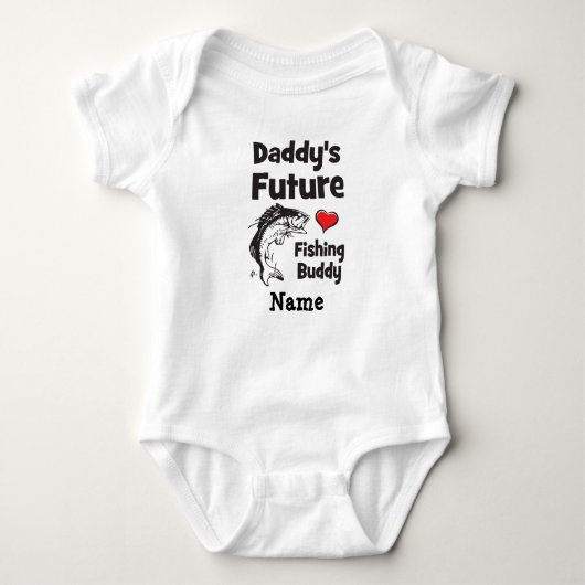 Papa's Future Vissen Buddy Romper (Voorkant)