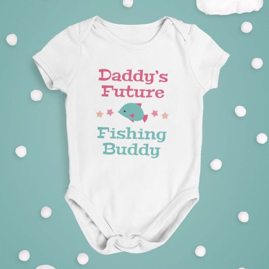 Papa's Future Vissen Buddy Romper