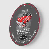 Papa's Garage Elke naam altijd openen Slogan Car G Grote Klok (Hoek)