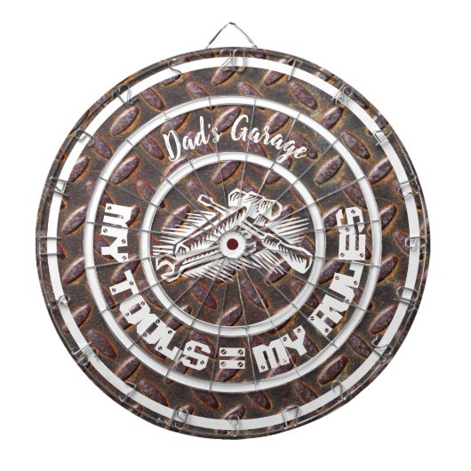 Papa's Garage Mijn tools Mijn regels Dartbord (Voorkant)