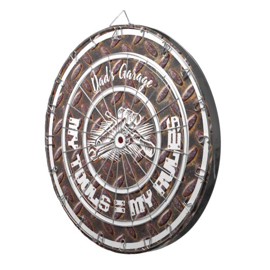 Papa's Garage Mijn tools Mijn regels Dartbord (Voorkant Rechts)