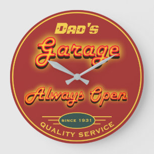 Papa's Garage Neon kijk elke datum aan - Grote Klok
