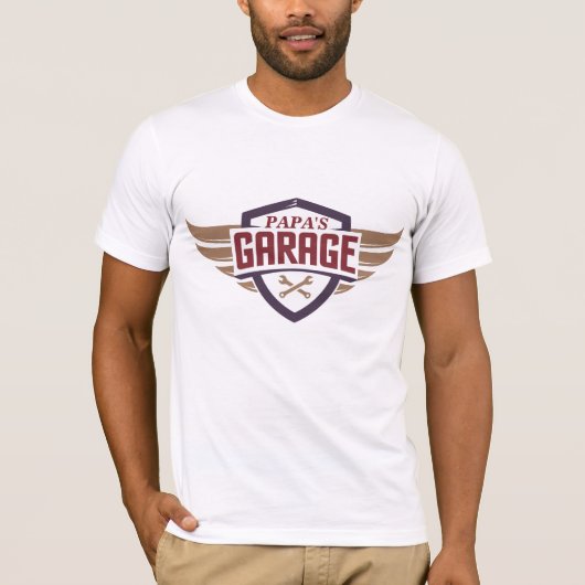 Papa's Garage Tshirt (Voorkant)