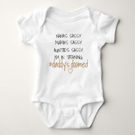 Papa's gedoemde baby romper