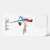 Papa's geld, Schattige & brutaal tienermeisje, gra Case-Mate iPhone Case (Achterkant (horizontaal))