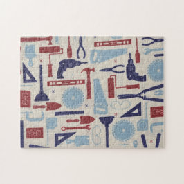 Papa's gereedschap legpuzzel