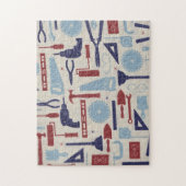 Papa's gereedschap legpuzzel (Verticaal)