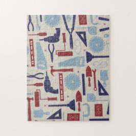 Papa's gereedschap legpuzzel