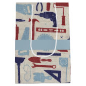 Papa's gereedschap medium cadeauzakje (Achterkant)