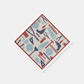 Papa's gereedschap servetten (Hoek)