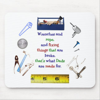 Papa's gereedschapskist Mousepad Muismat