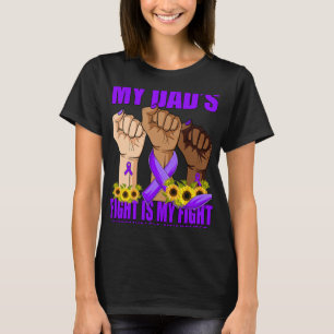 Papa's gevecht is mijn strijd tegen fibromyalgie b t-shirt