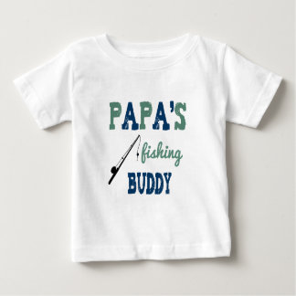 Papa's Gevist Buddy Baby T-shirt (blauw)