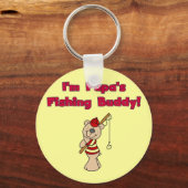 Papa's Geviste Boeddy Tshirts en Gifts Sleutelhanger (Voorkant)