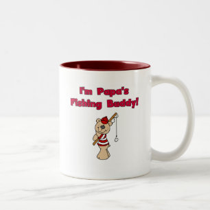 Papa's Geviste Boeddy Tshirts en Gifts Tweekleurige Koffiemok