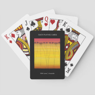 Papa's Geweldige Tropische Zomer Pokerkaarten