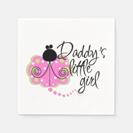 Papa's Girl Standard Cocktail Napkins Servetten