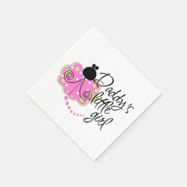 Papa's Girl Standard Cocktail Napkins Servetten
