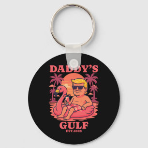 Papa's Golf 2025 Grappige Papa Trump Papa's Retro  Sleutelhanger