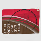 Papa's Golfspel werd beter met deze handdoek (Horizontaal)