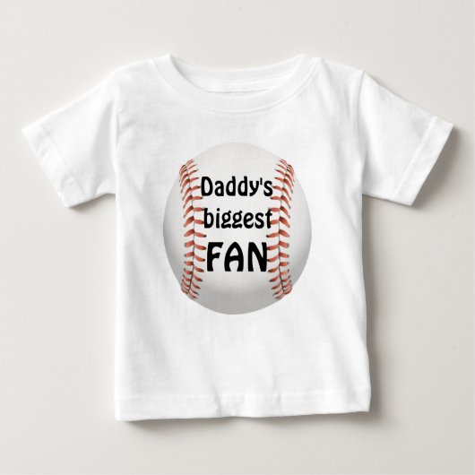 Papa's Grootste Fan Familie Honkbal (Voorkant)